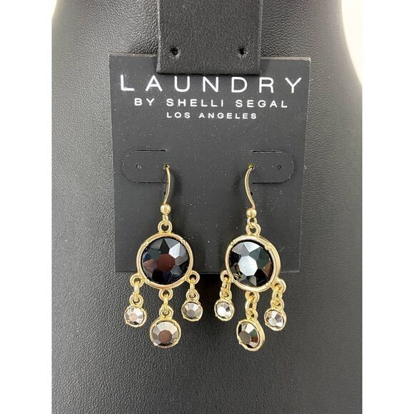 Gold Dangle Earrings Laundry by Shelli Segal $18 ea / 3 for $30 - Picture 1 of 5